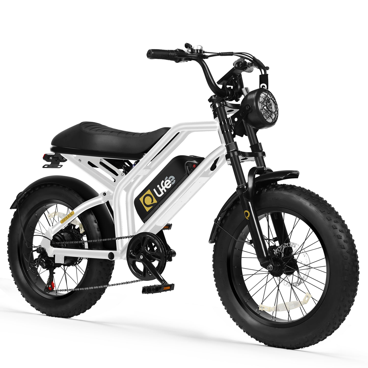 EB42 Spark Electric Bike for Adults, with Dual Suspension & Brakes Motorcycle