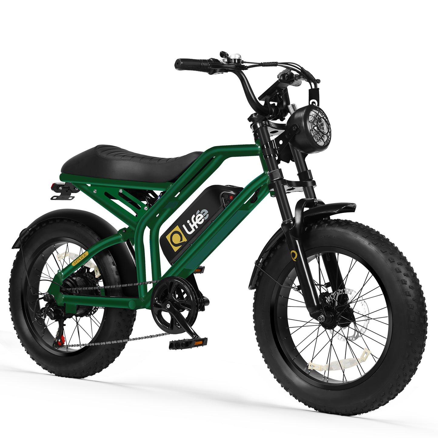 EB42 Spark Electric Bike for Adults, with Dual Suspension & Brakes Motorcycle