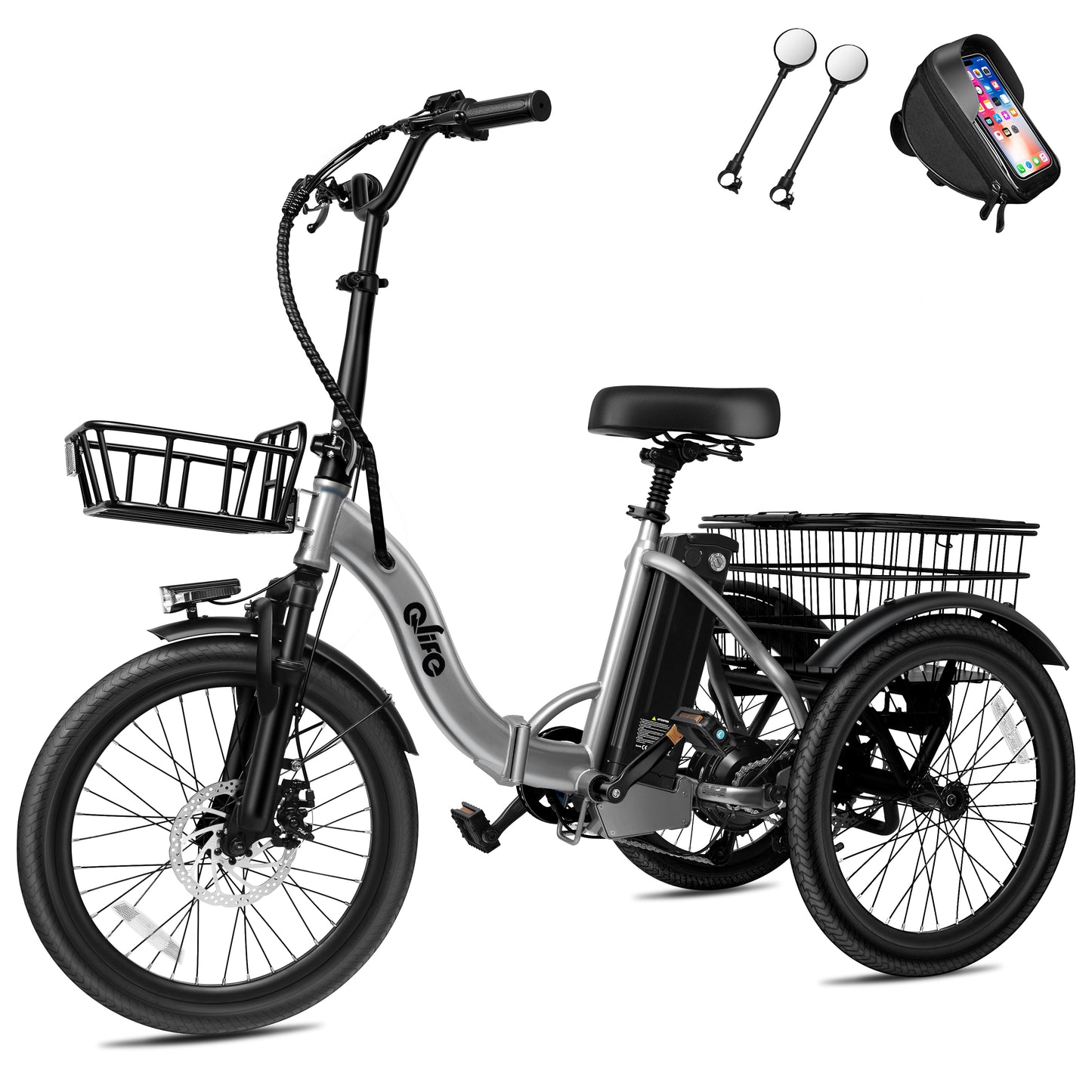 EB58Electric Folding Tricycle for Adults