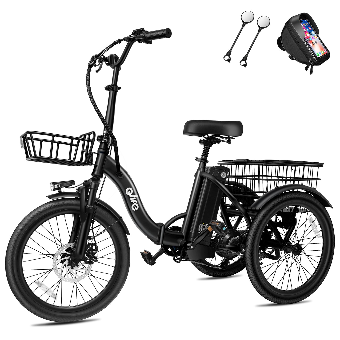 EB58Electric Folding Tricycle for Adults
