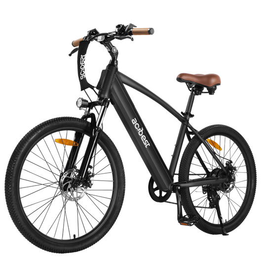 Actbest Core Electric Bike for Adults, 27.5" Step Thru Electric Bicycle, Peak 750W Brushless Motor, 48V Removable Battery, up to 20MPH Cruiser Ebike with 7-Speed (Gray)