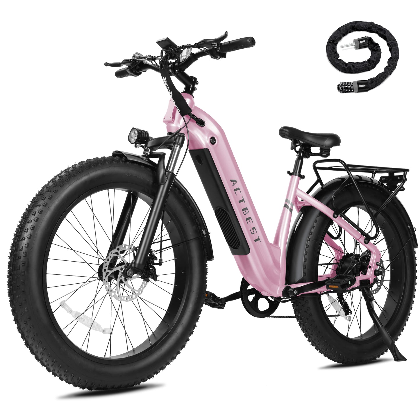 AT19 Electric Bike for Adults-Peak over 750W 20MPH Brushless Motor