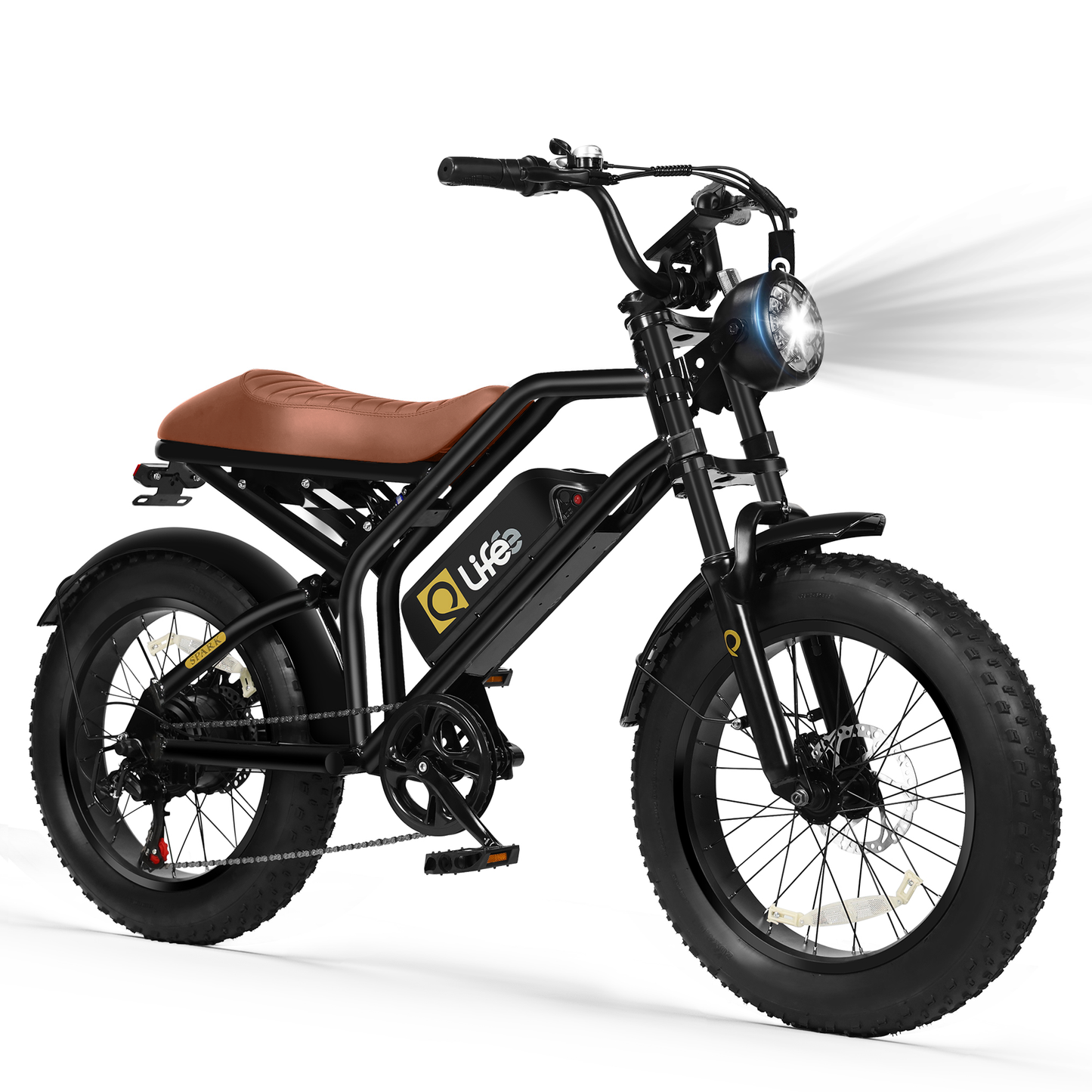 EB42 Spark Electric Bike for Adults, with Dual Suspension & Brakes Motorcycle