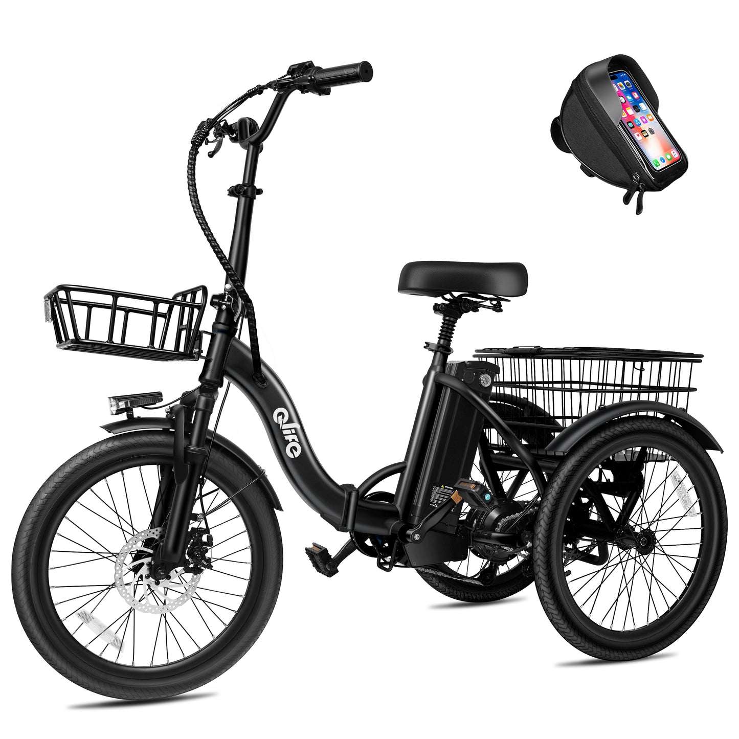 EB58Electric Folding Tricycle for Adults