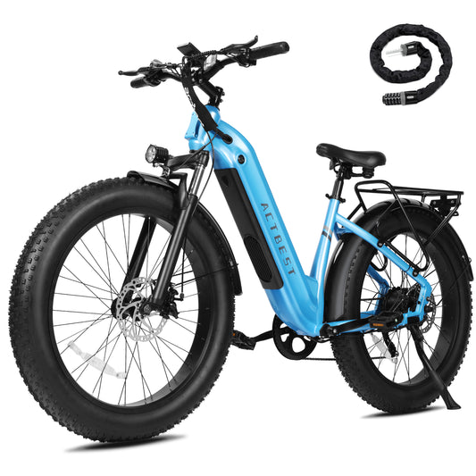 AT19 Electric Bike for Adults-Peak over 750W 20MPH Brushless Motor