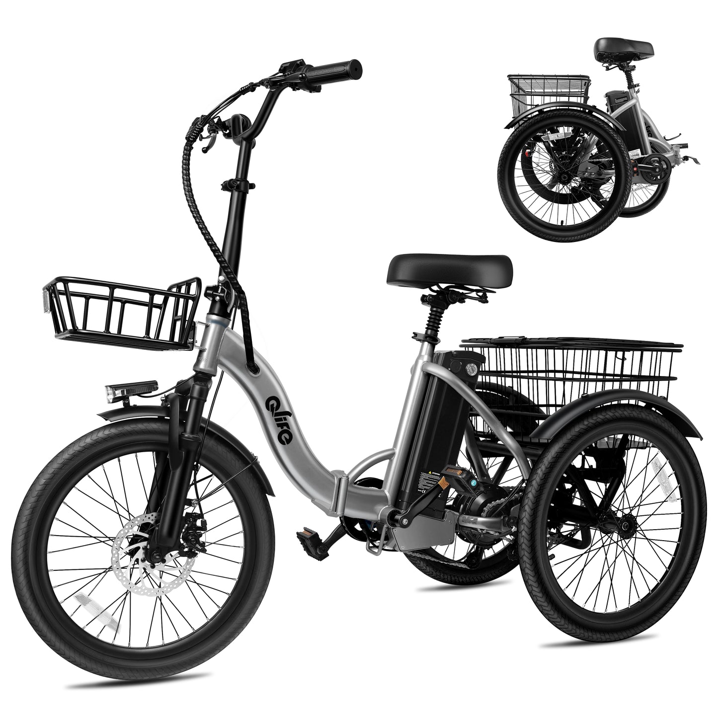 EB58Electric Folding Tricycle for Adults