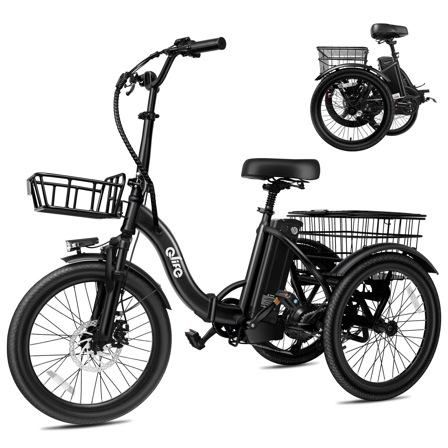 EB58Electric Folding Tricycle for Adults