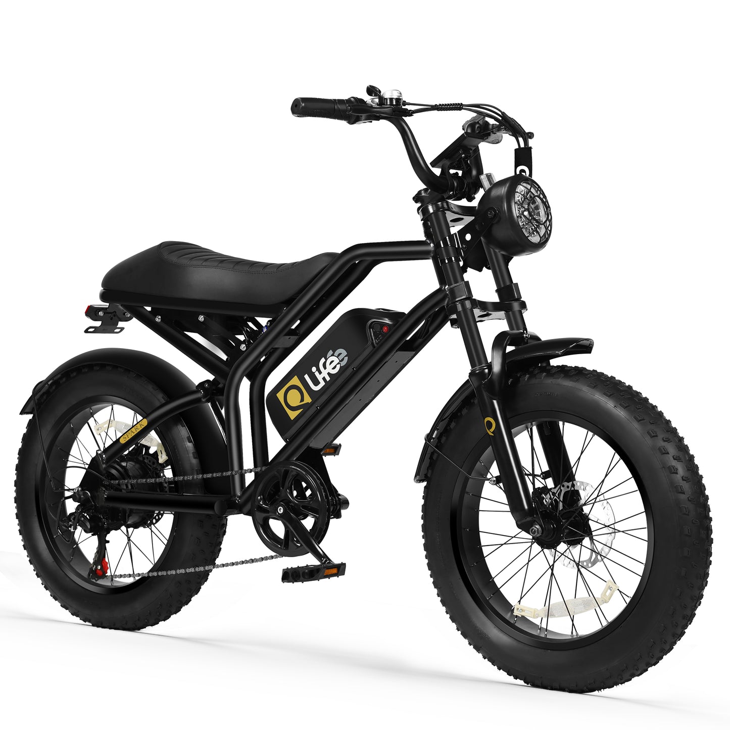EB42 Spark Electric Bike for Adults, with Dual Suspension & Brakes Motorcycle