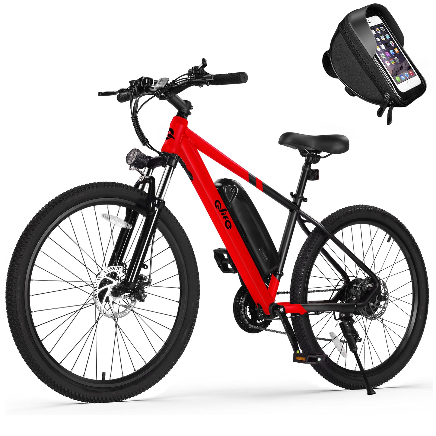 EB20-26Electric Bike for Adults - 21-Speed Mountain Lightweight Ebike with Peak 750W 20MPH Brushless Motor