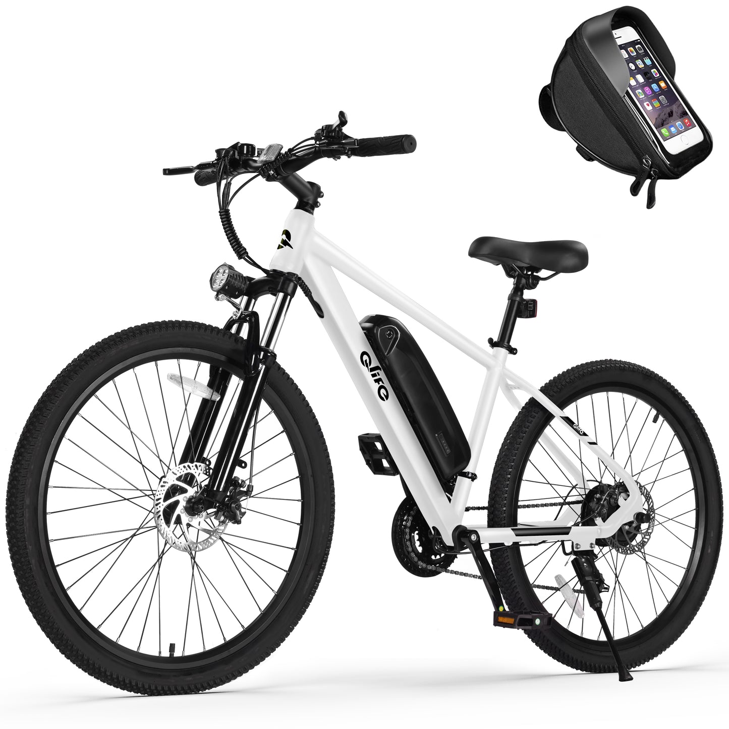 EB20-26Electric Bike for Adults - 21-Speed Mountain Lightweight Ebike with Peak 750W 20MPH Brushless Motor