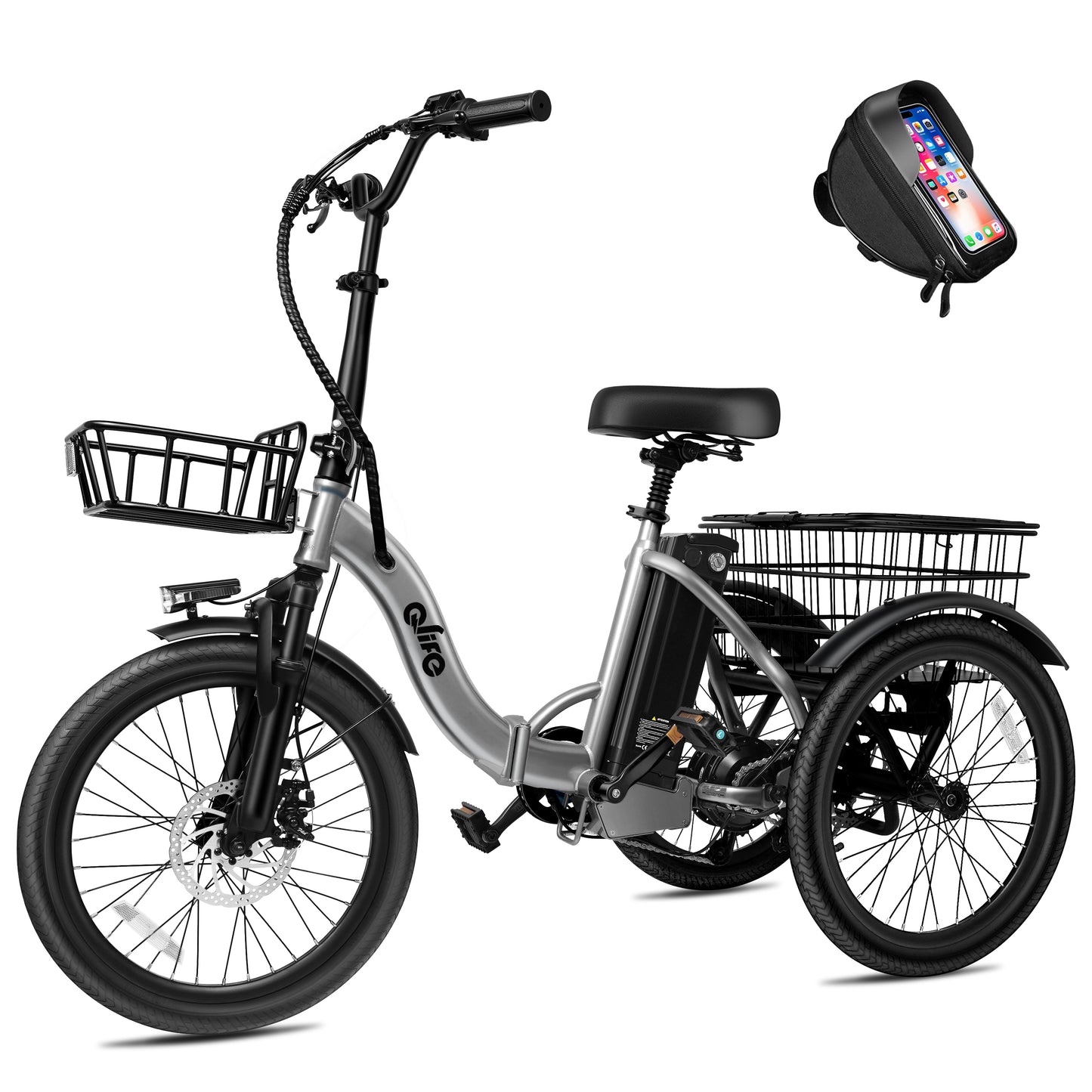 EB58Electric Folding Tricycle for Adults