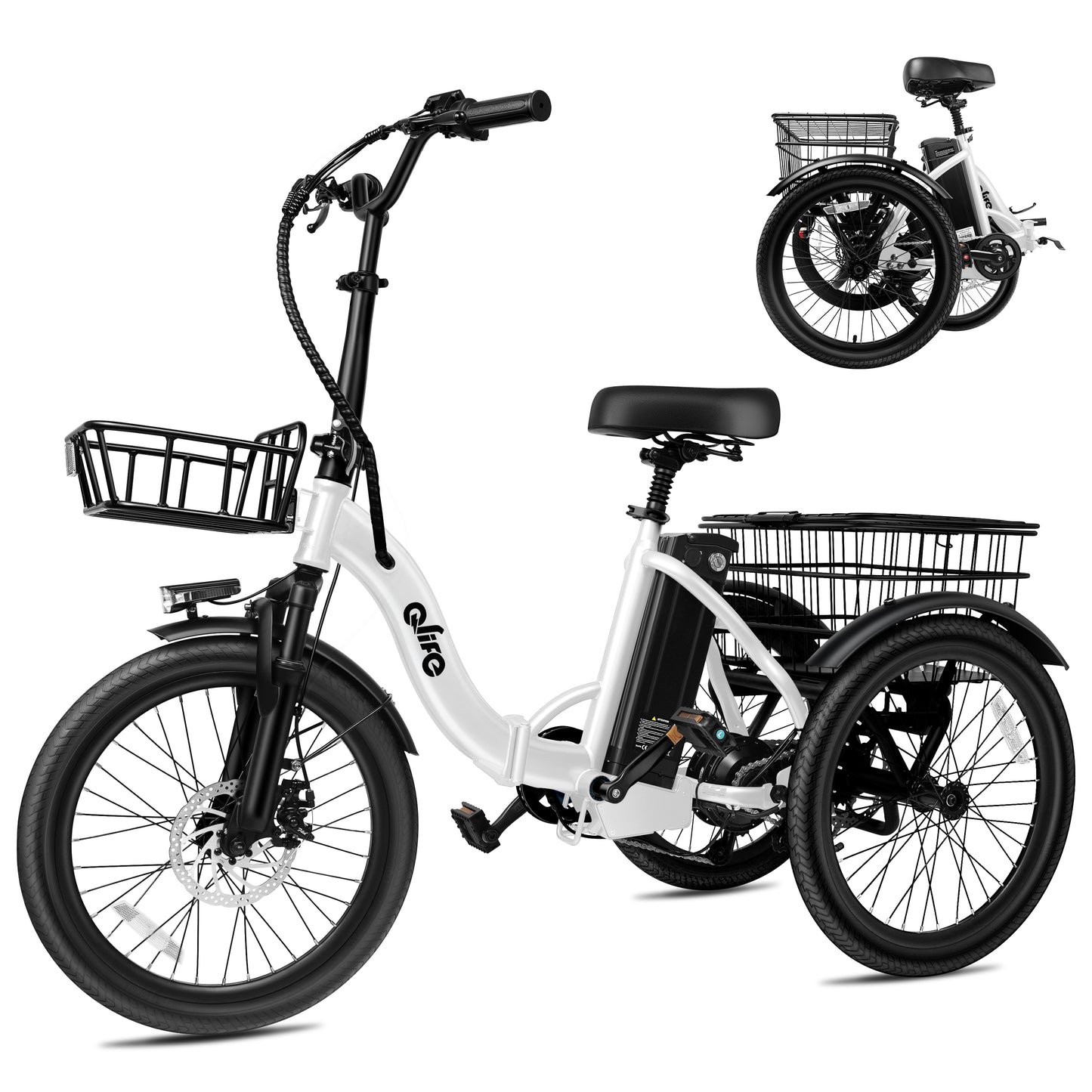 EB58Electric Folding Tricycle for Adults