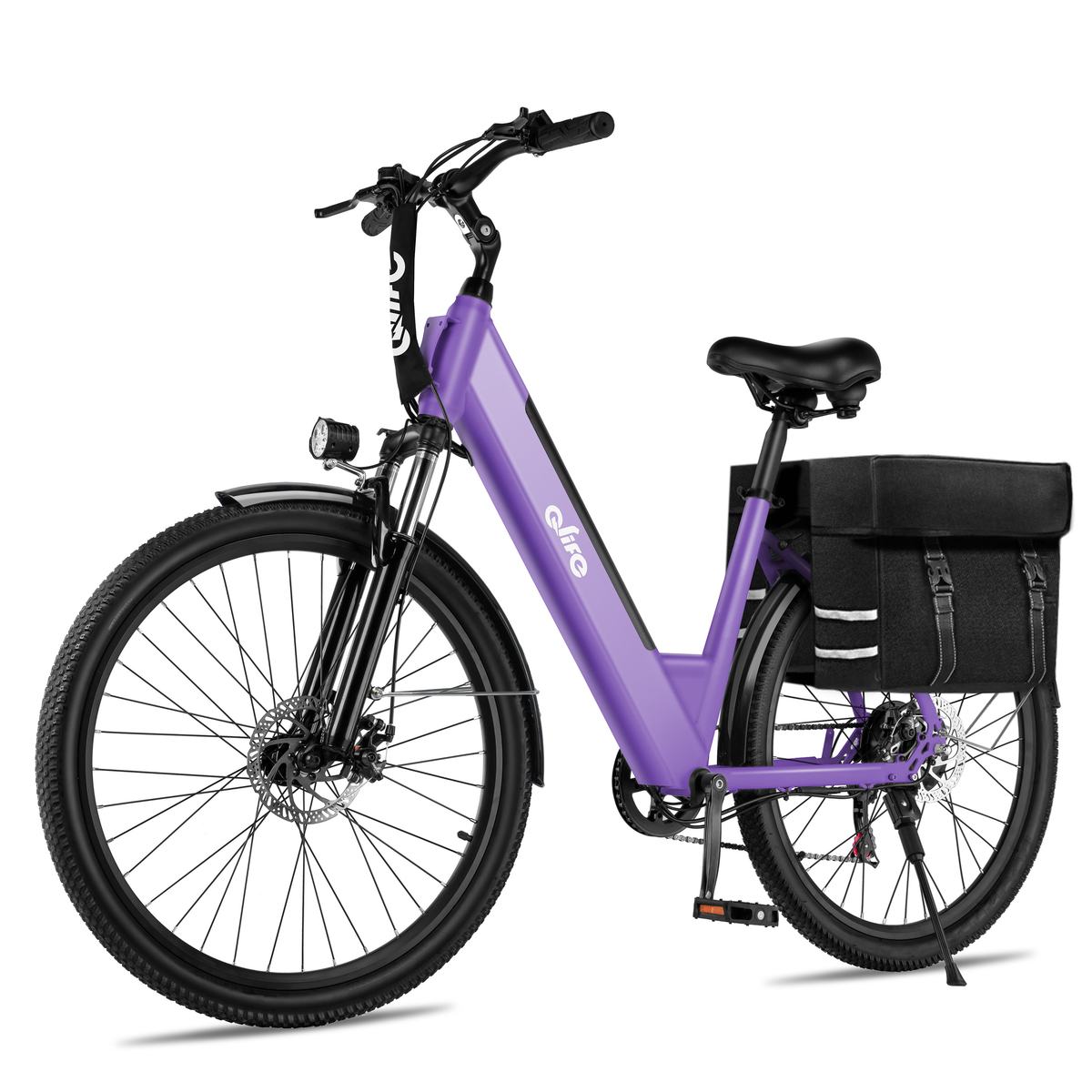AA 16Plus-cs Actbest 26" Electric Bike for Woman, 500W Powerful Motor, 48V 7.8Ah Battery , 7-Speed, Front Suspension & LCD Display, Wide saddle suitable for women riders, Mountain EBike for Adults