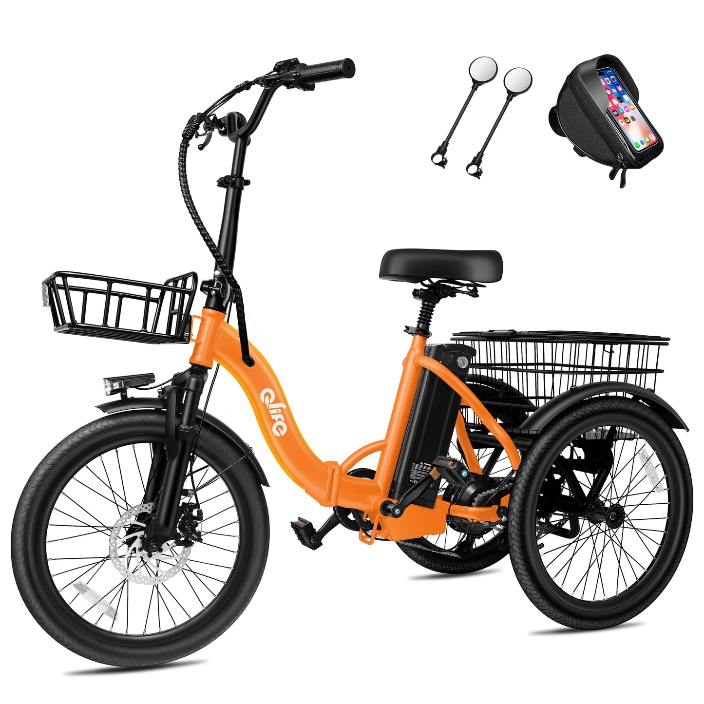 EB58Electric Folding Tricycle for Adults