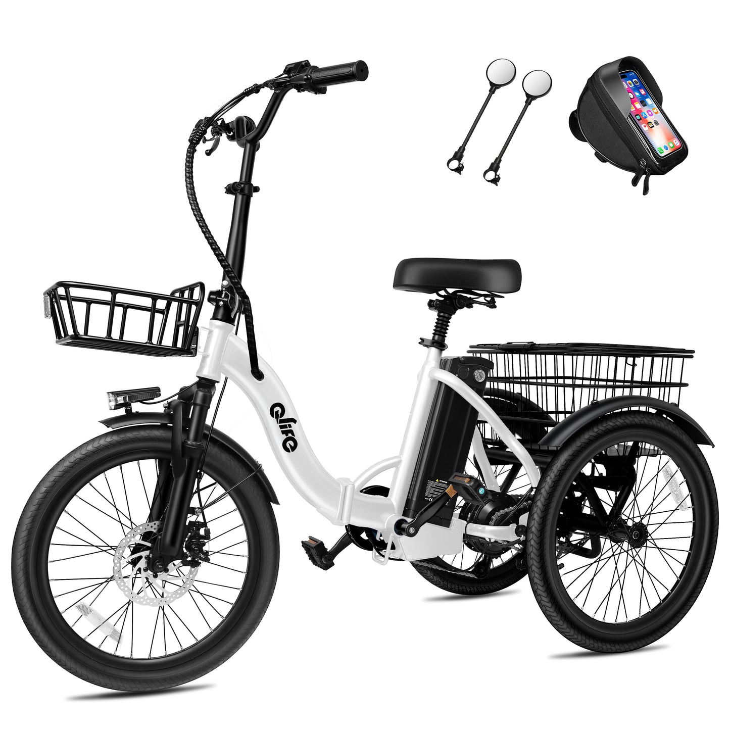 EB58Electric Folding Tricycle for Adults
