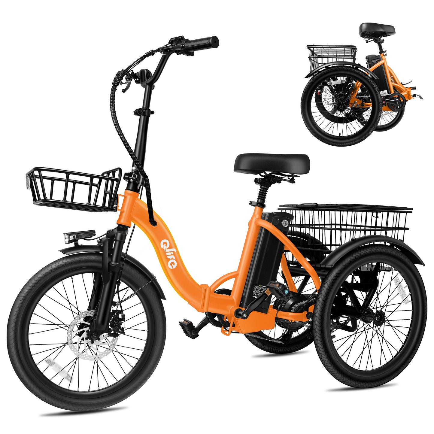 EB58Electric Folding Tricycle for Adults