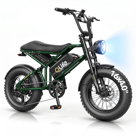 Hopepeak EB41Plus Spark D2 16x4.0" EBike,Fat Tires Electric Bike for Adults