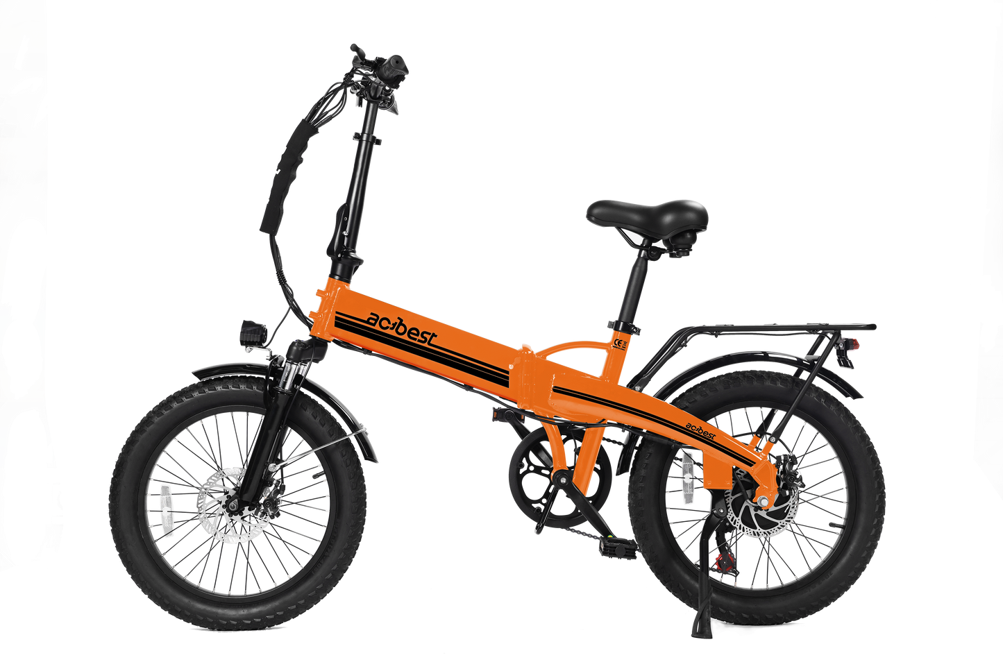 Actbest Electric Bike for Adults 750W Peak Motor Folding Ebike with 48V Removable Battery, 20" Fat Tire, 20Mph Top Speed Electric Bicycle with Front Suspension (Grey)