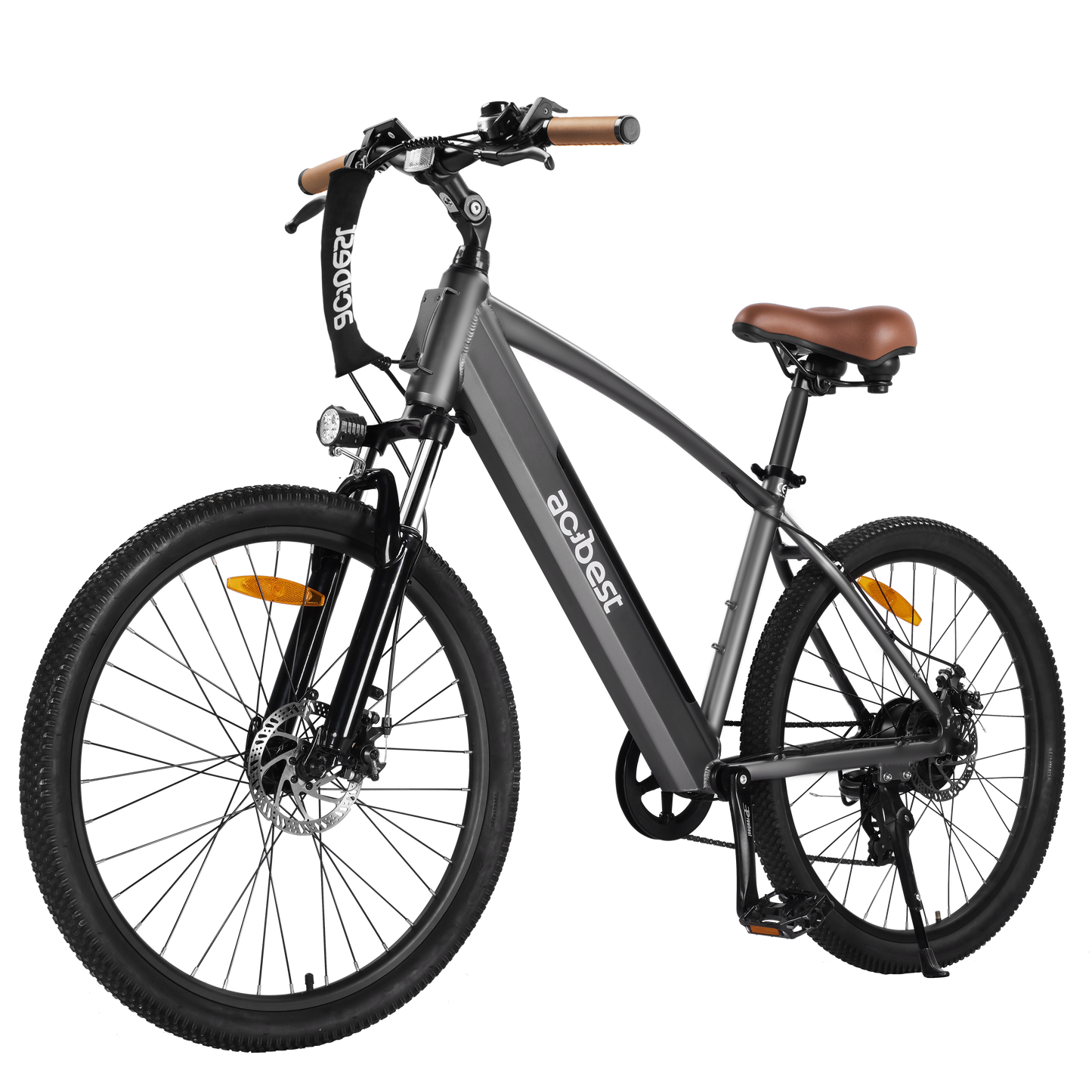 Actbest Core Electric Bike for Adults, 27.5" Step Thru Electric Bicycle, Peak 750W Brushless Motor, 48V Removable Battery, up to 20MPH Cruiser Ebike with 7-Speed (Gray)