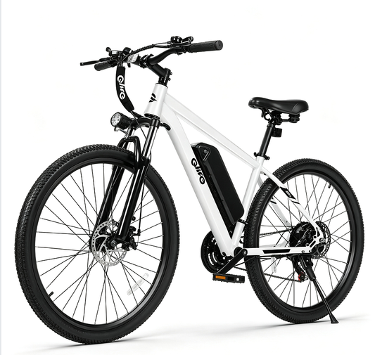 Qlife Racer Electric Bike for Adults, 26" Tires, 21-Speed, Up to 40 Miles with 350W Motor,48V 7.8Ah Removable Battery, Mountain Lightweight Ebike
