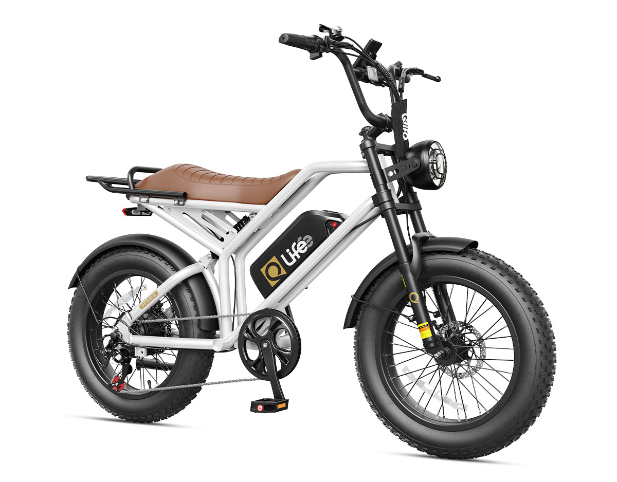 EB42 Spark Electric Bike for Adults, with Dual Suspension & Brakes Motorcycle
