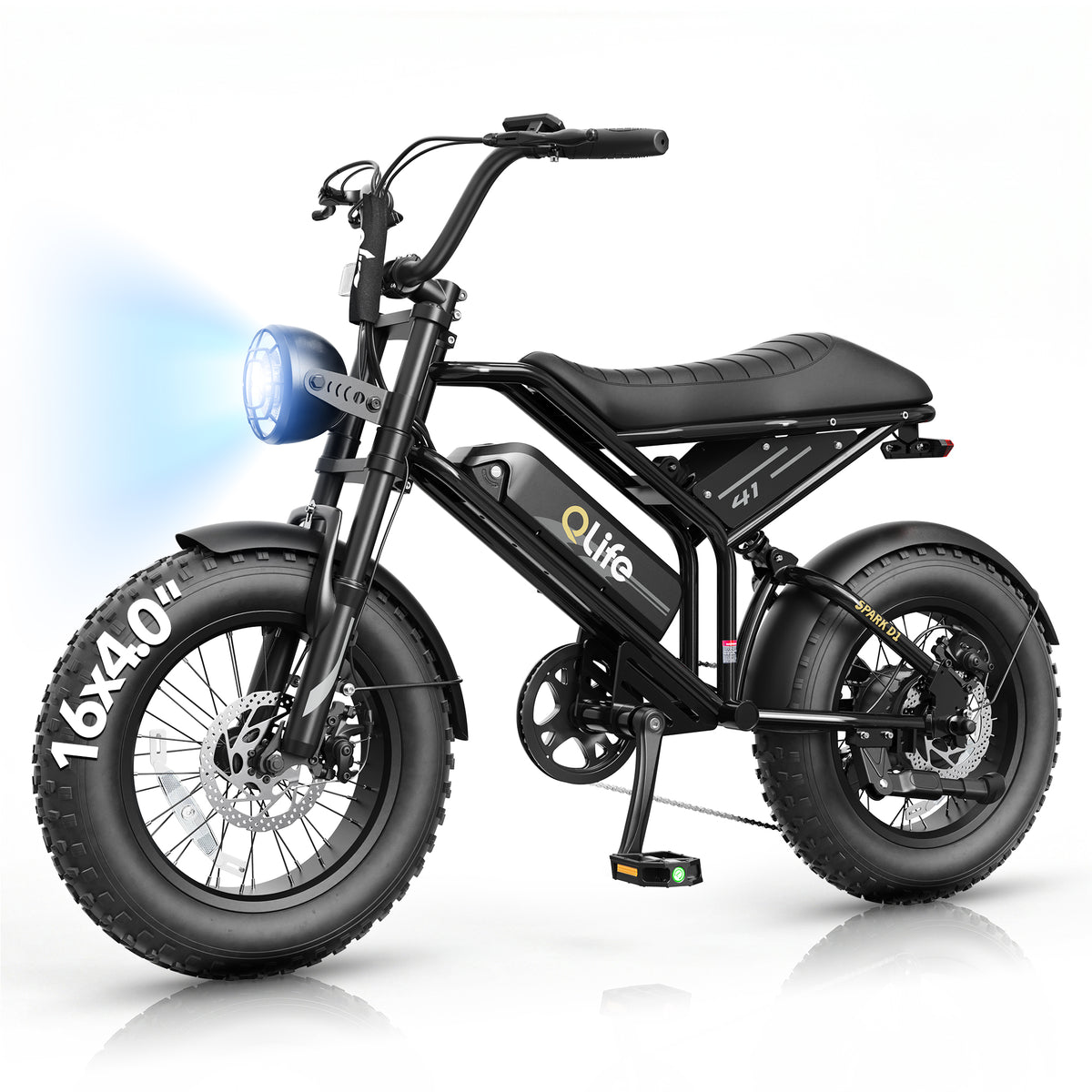 Hopepeak EB41 Spark D1 16x4.0" Electric Bike for Adults