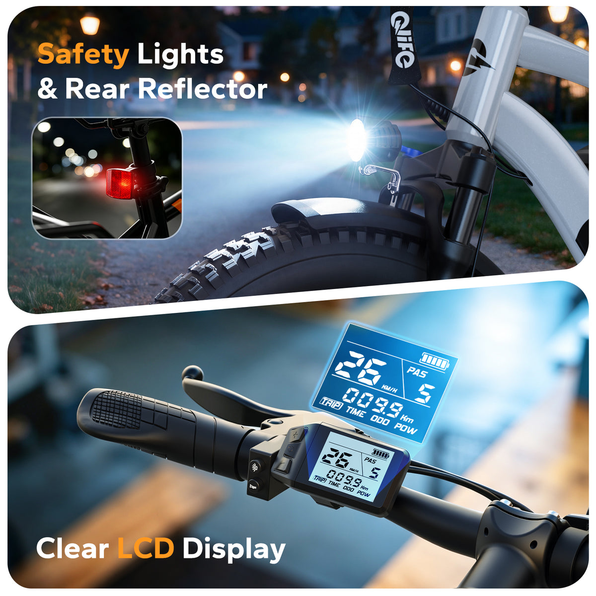 Hopepeak EB50Plus Racer Fat Tire 2.0 Electric Bike For Adults