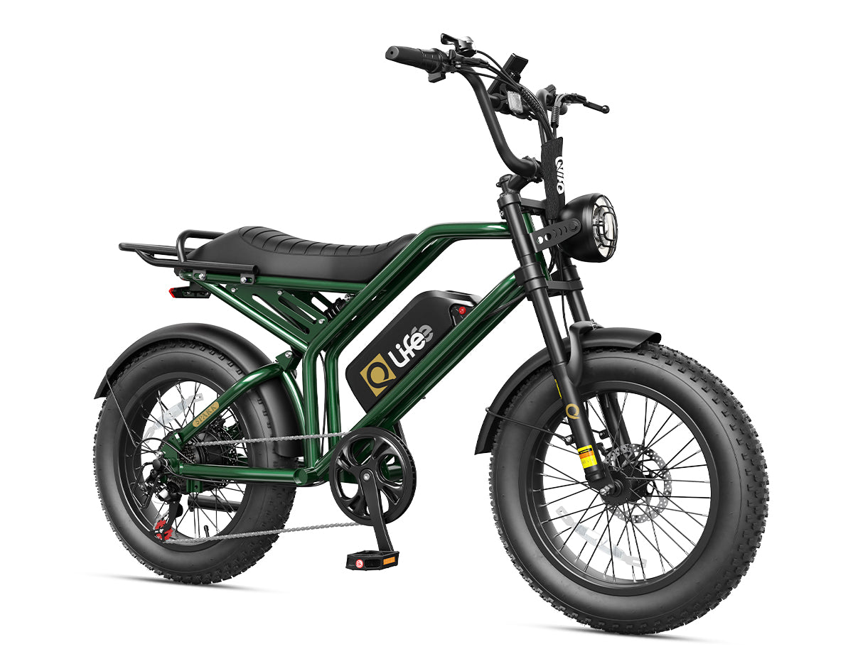 EB42 Spark Electric Bike for Adults, with Dual Suspension & Brakes Motorcycle