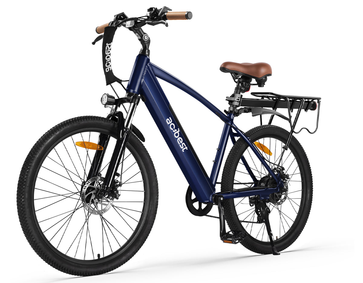 Actbest Core Electric Bike for Adults, 27.5" Step Thru Electric Bicycle, Peak 750W Brushless Motor, 48V Removable Battery, up to 20MPH Cruiser Ebike with 7-Speed (Gray)