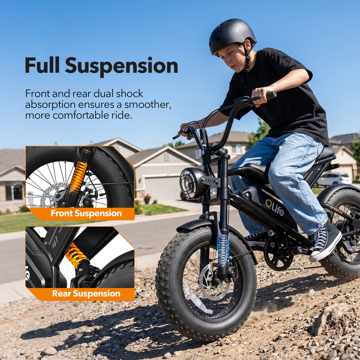 Hopepeak EB41 Spark D1 16x4.0" Electric Bike for Adults