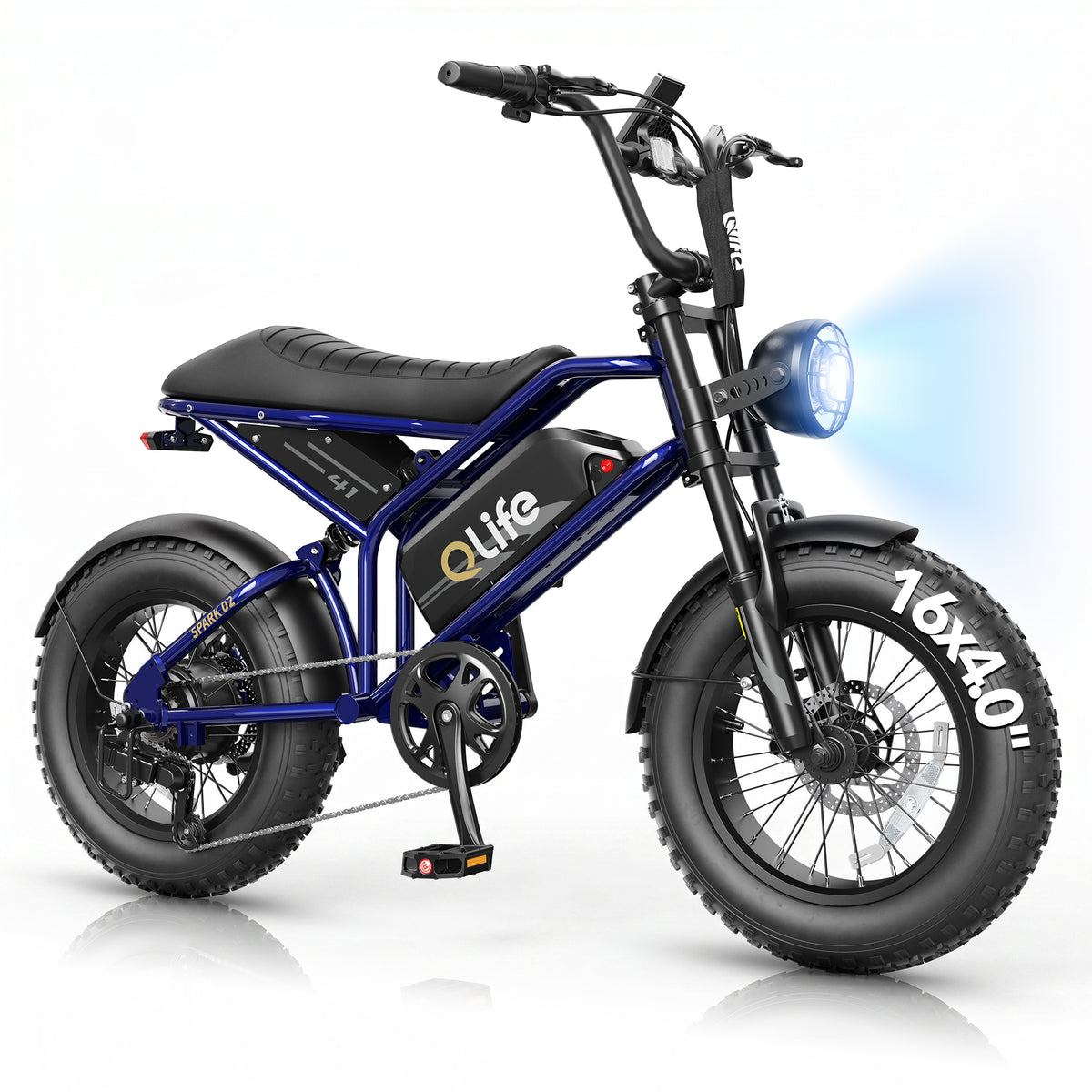 Hopepeak EB41Plus Spark D2 16x4.0" EBike,Fat Tires Electric Bike for Adults