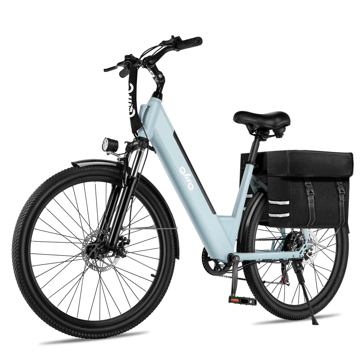 AA 16Plus-cs Actbest 26" Electric Bike for Woman, 500W Powerful Motor, 48V 7.8Ah Battery , 7-Speed, Front Suspension & LCD Display, Wide saddle suitable for women riders, Mountain EBike for Adults