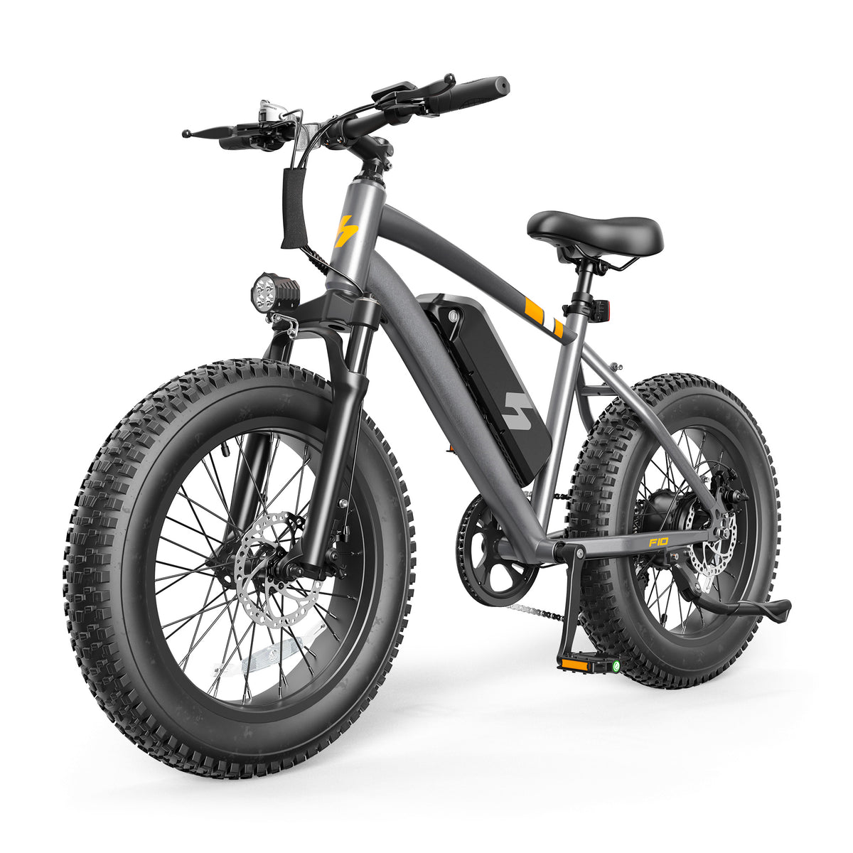 HP50 Hopepeak Racer Fat Tire Electric Bike for Adults, 48V 10.4AH Removable Battery with 500W Motor 28mph, Electric Mountain Bike, 20X4.0 Step-Over E-MTB with 7-Speed