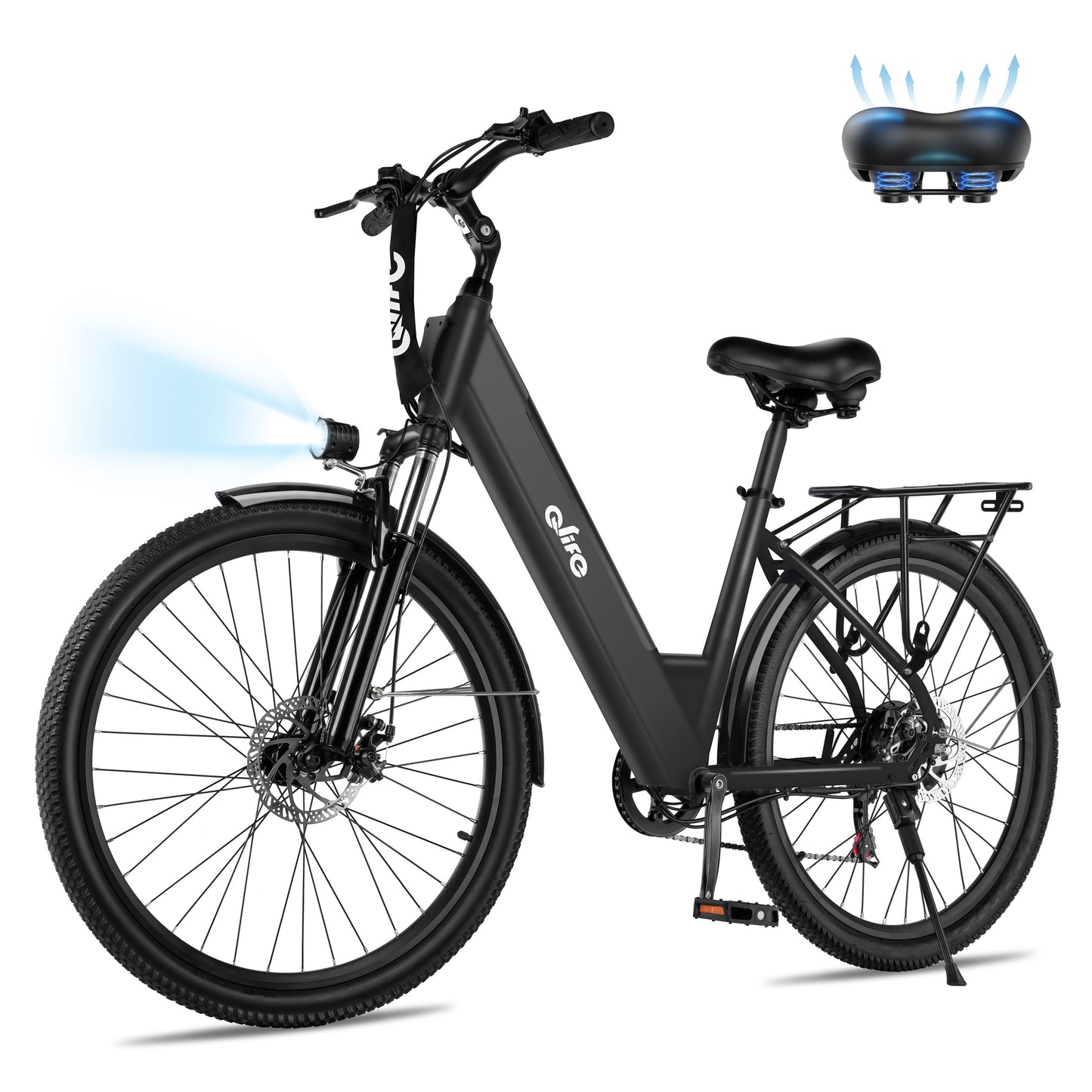 EB16Plus 26" Electric Bike for Adults Peak Over 750W Step-Through Ebik