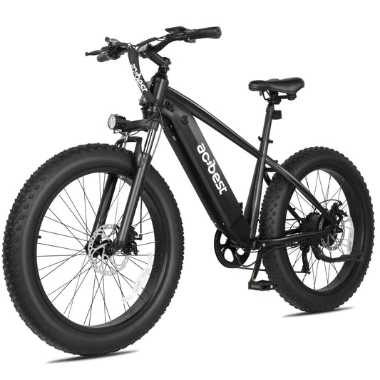 AT07 Ranger Electric Bicycle for Adults,26"*4"Fat Tire Electric Mountain Bike
