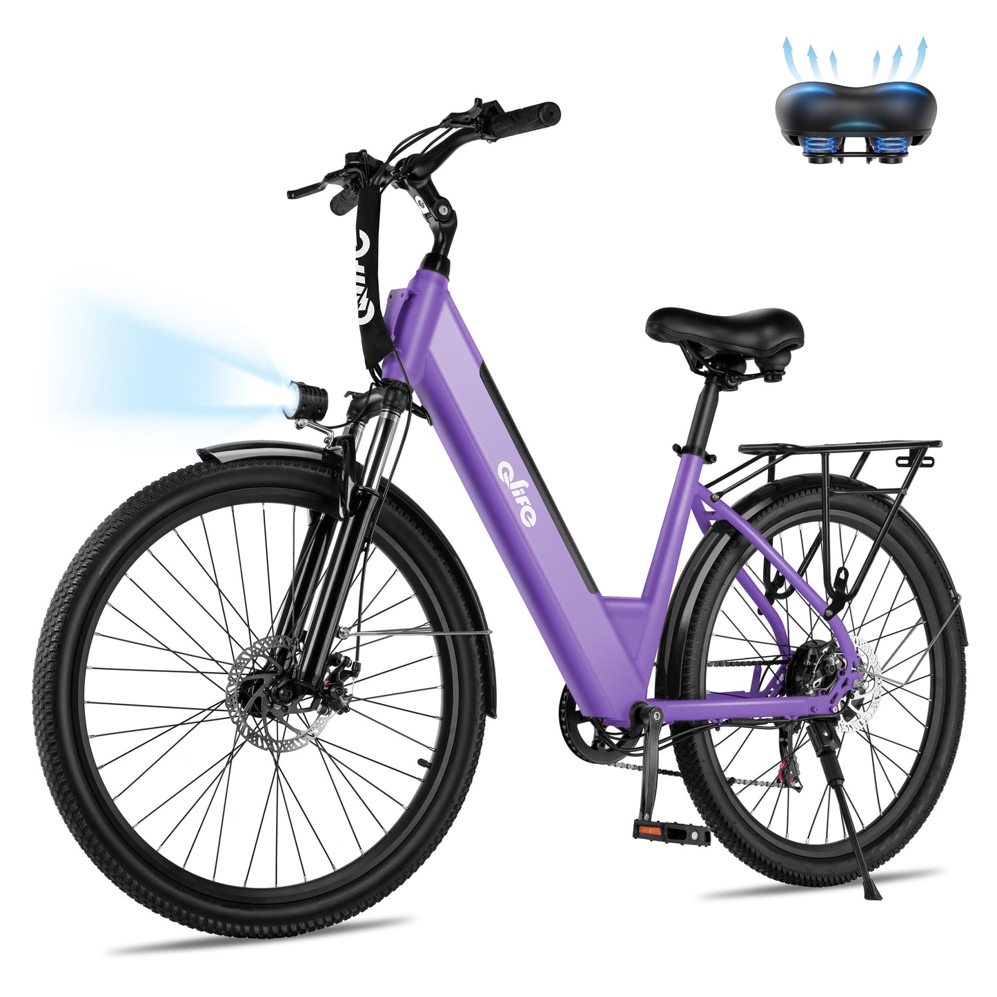 EB16Plus 26" Electric Bike for Adults Peak Over 750W Step-Through Ebik