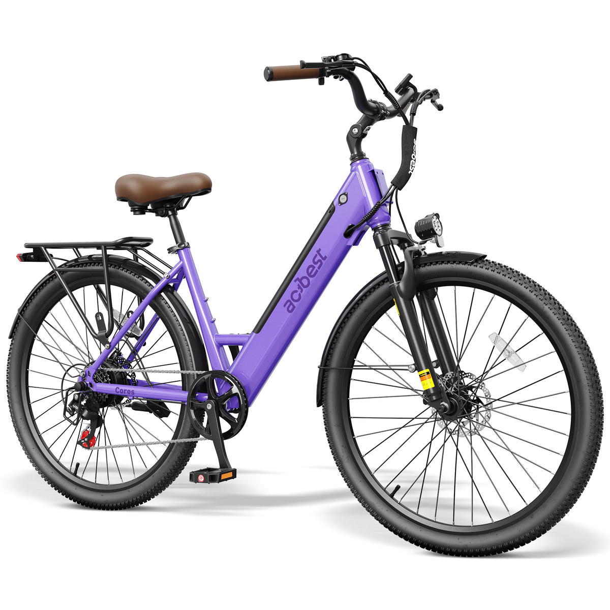 AA AT4627 ACTBEST Electric Bike for Adults/Woman, Cores 27.5" Electric Bike Up to 70 Miles Long Range, with 500W Motor, 48V 12Ah Removable Battery, 7-Speed Mountain E Bike