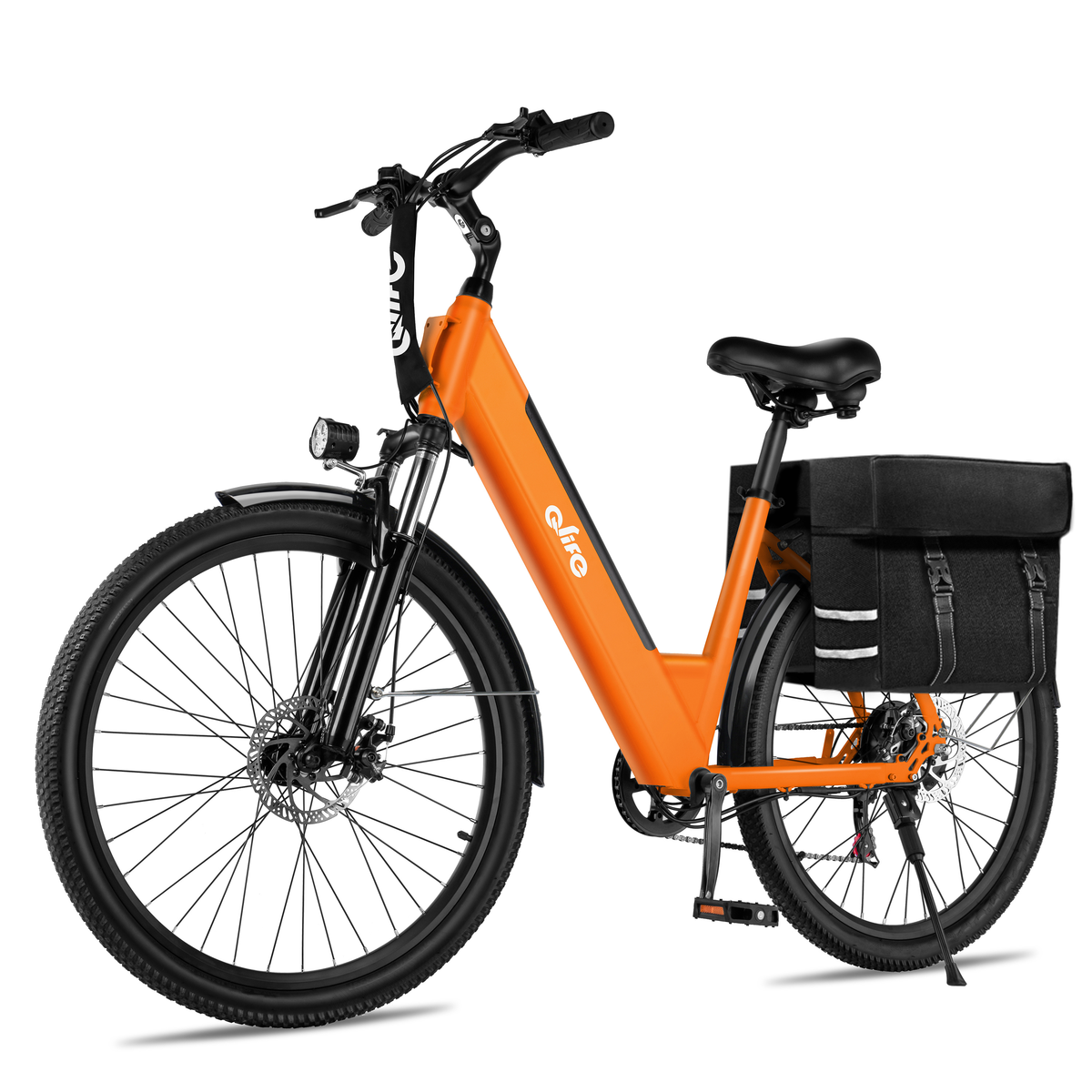 AA 16Plus-cs Actbest 26" Electric Bike for Woman, 500W Powerful Motor, 48V 7.8Ah Battery , 7-Speed, Front Suspension & LCD Display, Wide saddle suitable for women riders, Mountain EBike for Adults
