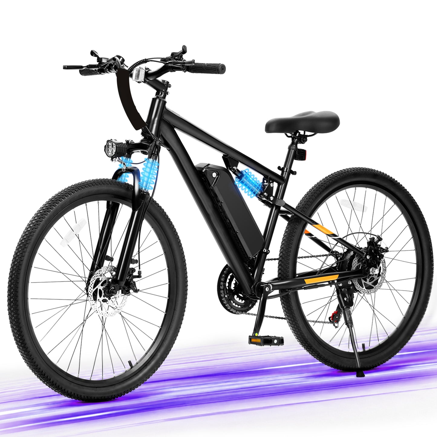 Hopepeak EB20-27.5F 27.5" Full Suspension Mountain Electric Bike