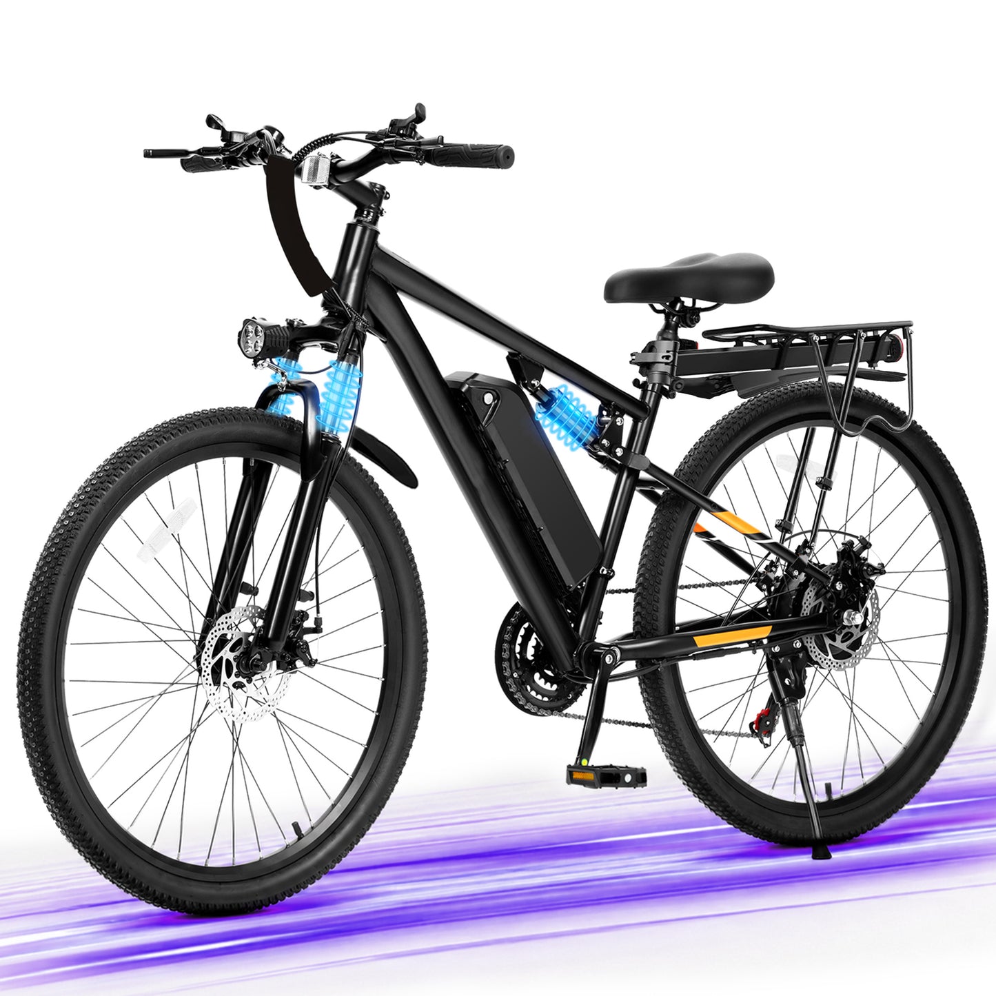 Hopepeak EB20-27.5F 27.5" Full Suspension Mountain Electric Bike