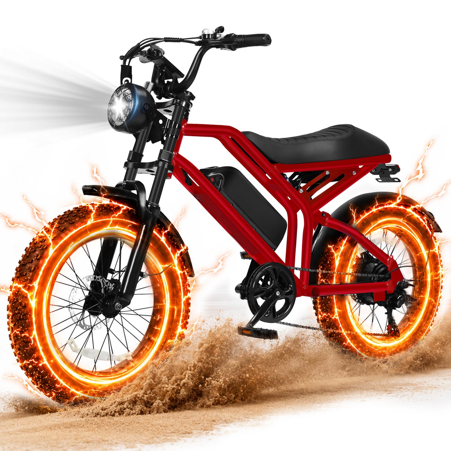 Hopepeak EB41 Retro Electric Bike for Adults
