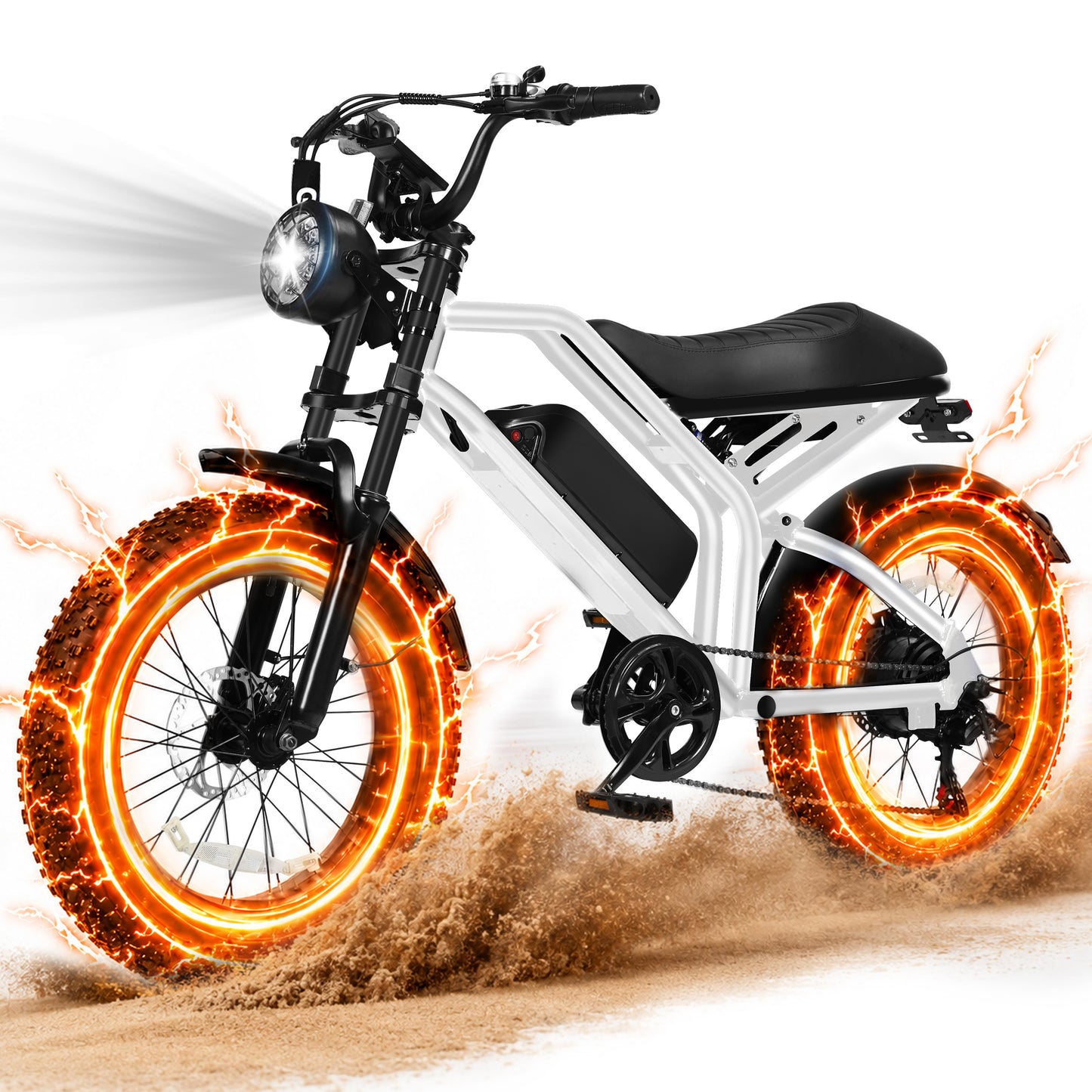 Hopepeak EB41Plus Plus Retro Electric Bike for Adults