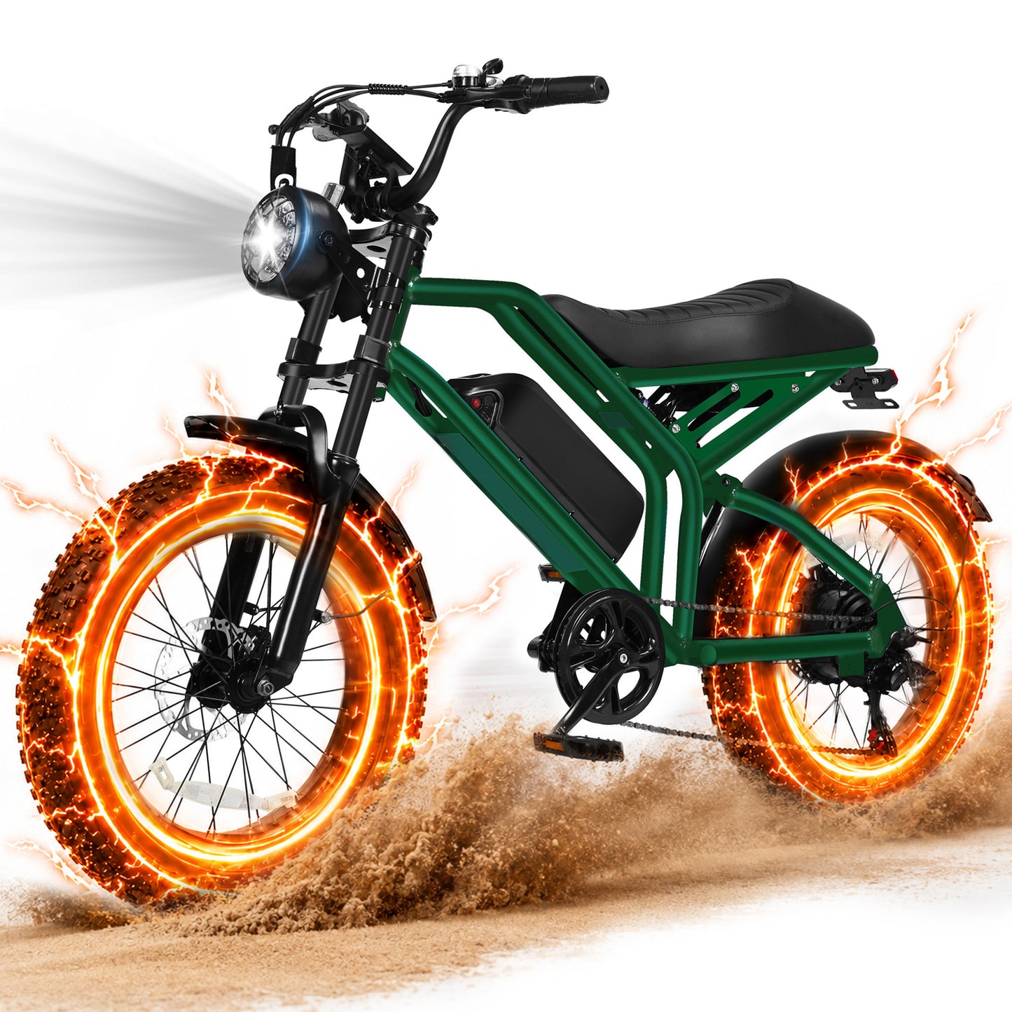 Hopepeak EB41Plus Plus Retro Electric Bike for Adults