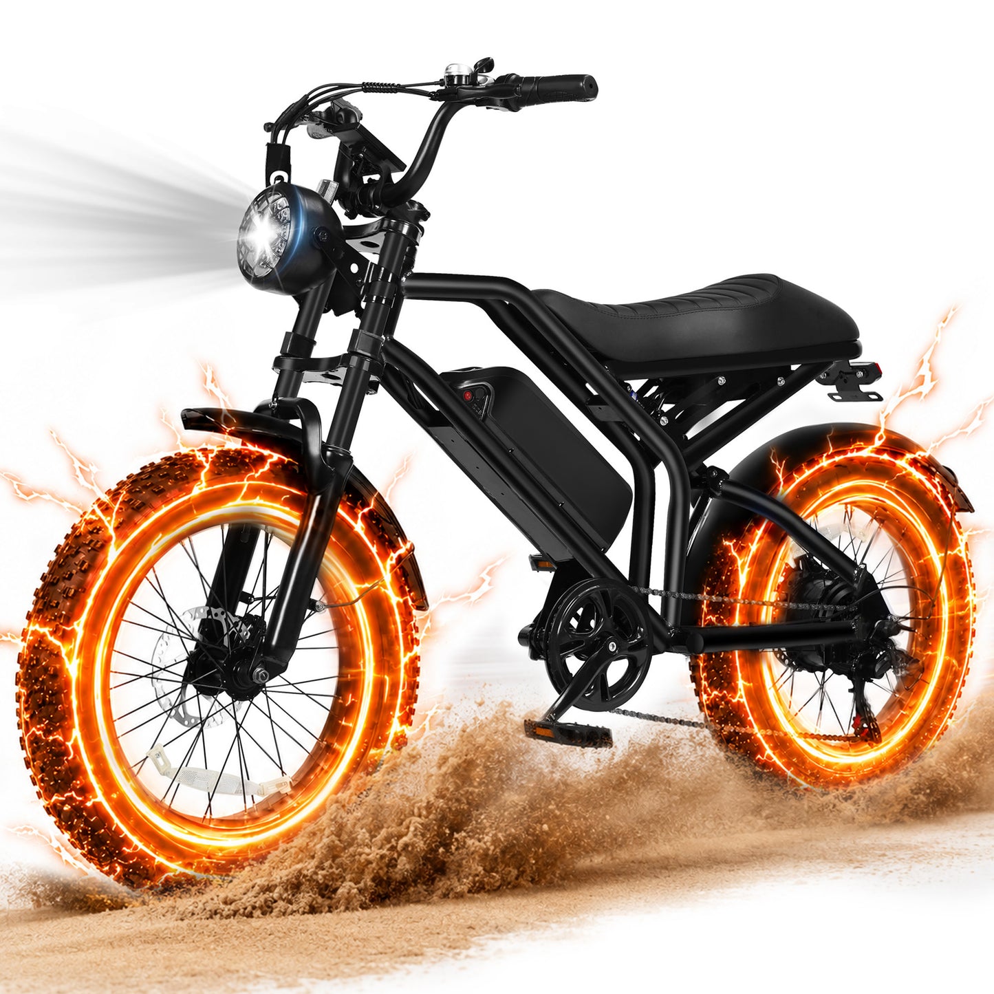 Hopepeak EB41 Retro Electric Bike for Adults