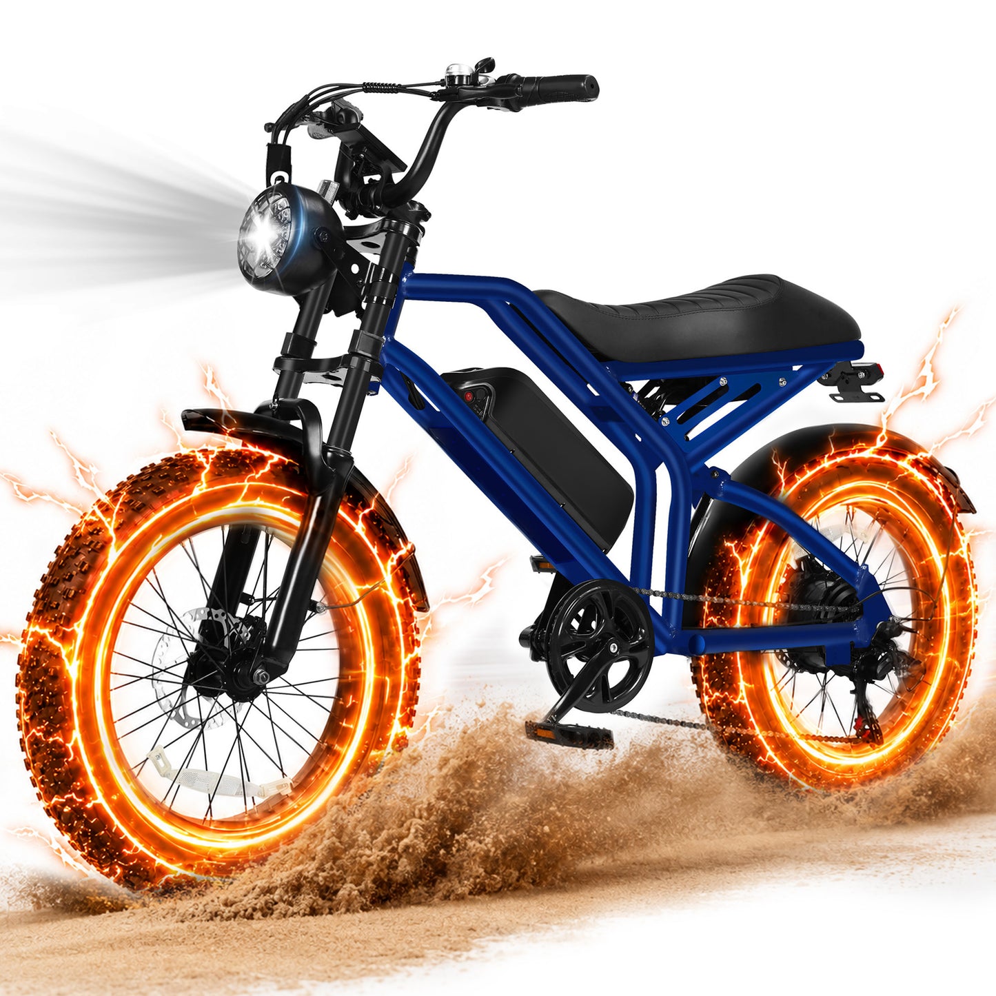 Hopepeak EB41Plus Plus Retro Electric Bike for Adults