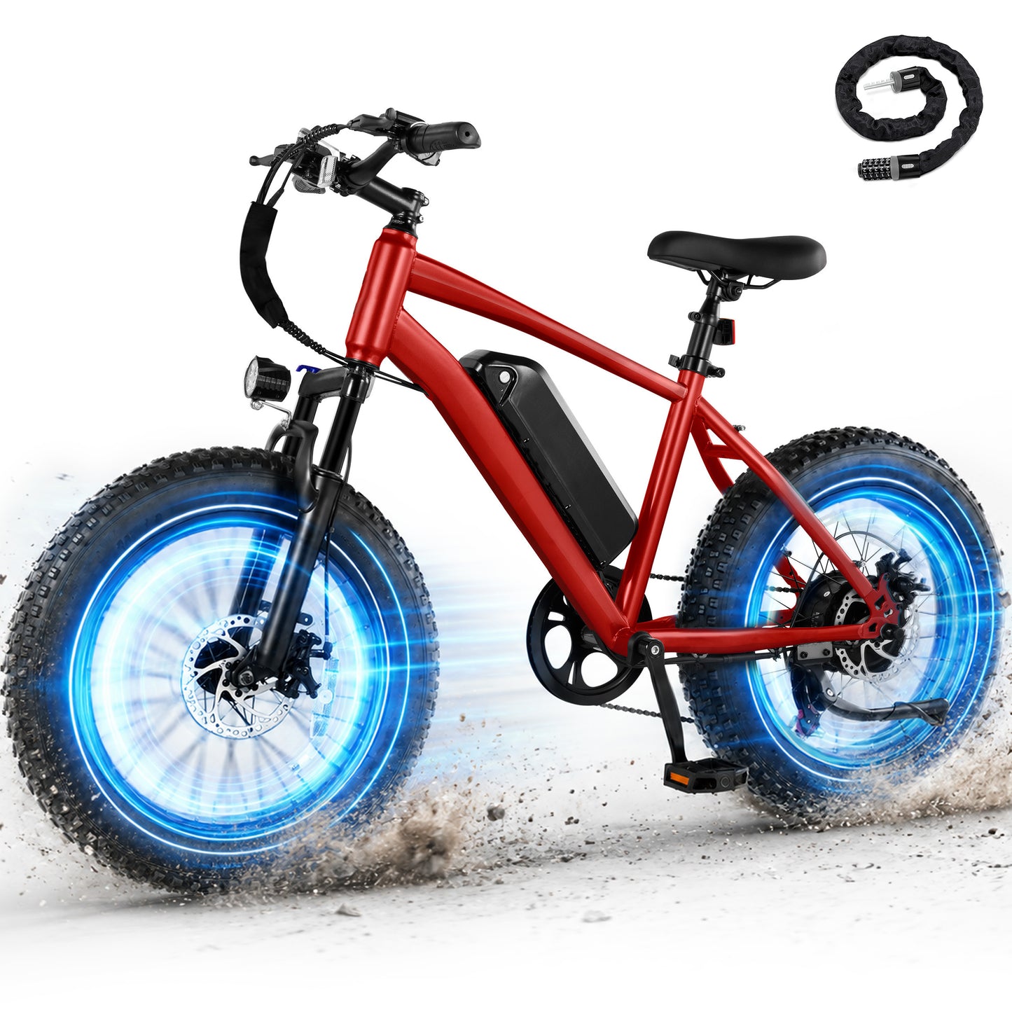 Hopepeak EB50 Fat Tire Electric Bike for Adults