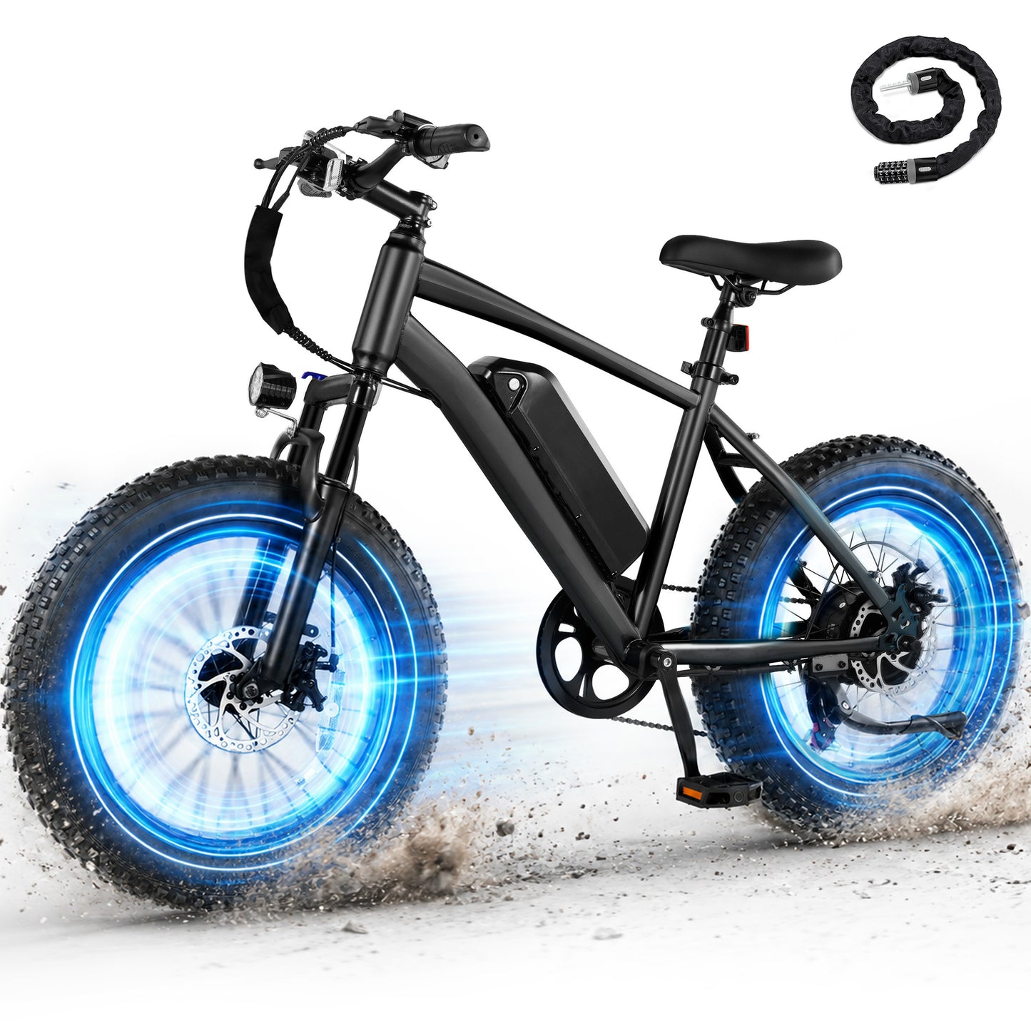 Hopepeak EB50 Fat Tire Electric Bike for Adults