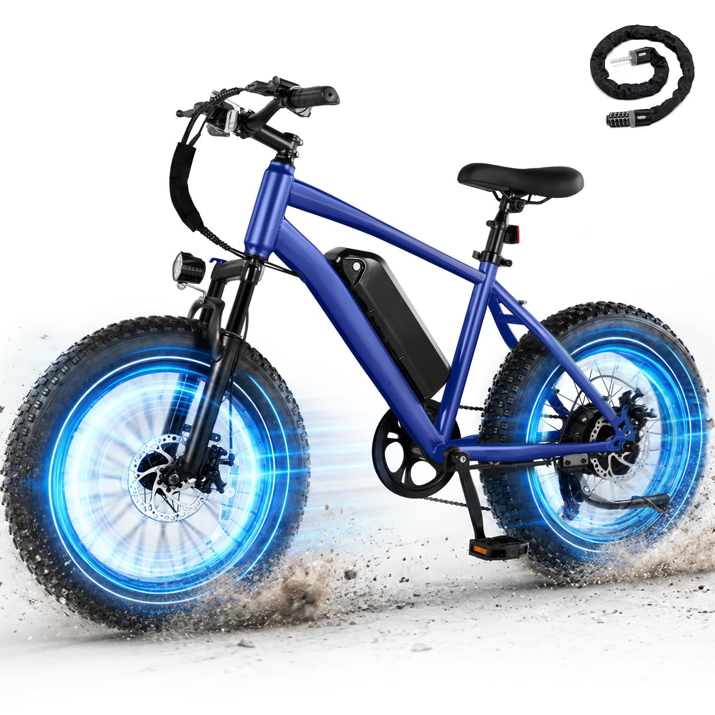 Hopepeak EB50 Fat Tire Electric Bike for Adults