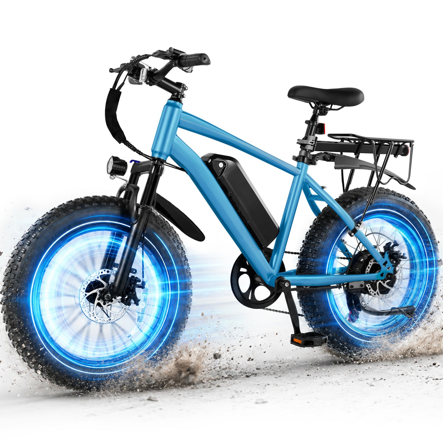 Hopepeak EB50 Fat Tire Electric Bike for Adults