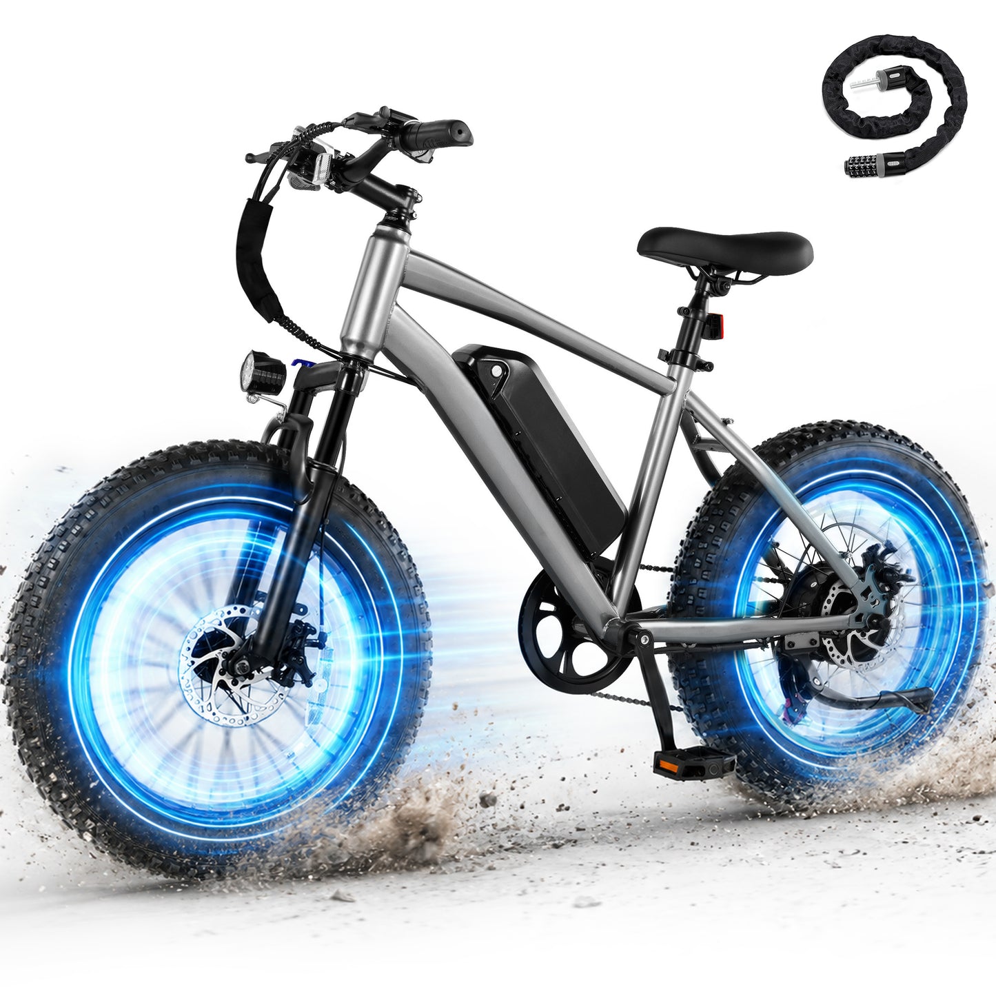 Hopepeak EB50 Fat Tire Electric Bike for Adults